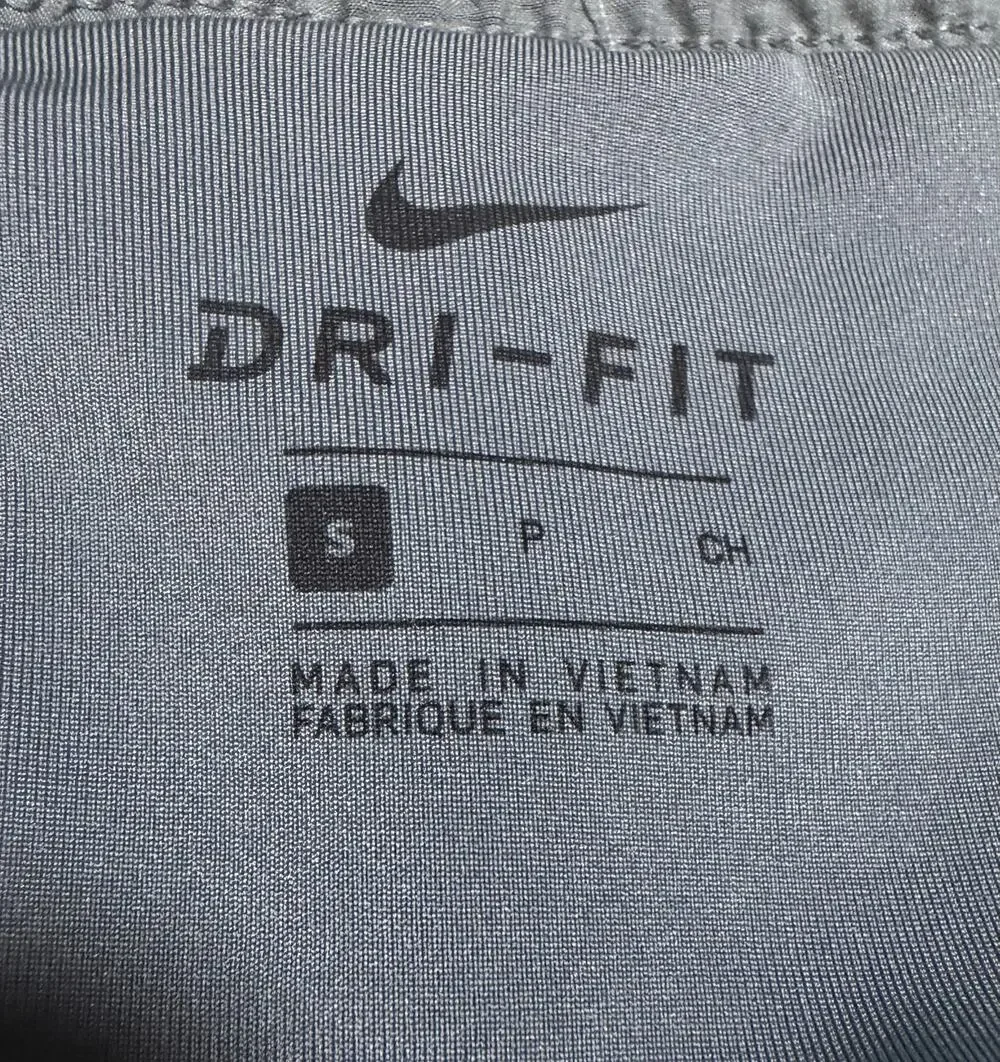Nike Dri-FIT Gray Running Shorts Mesh Panels Women's Size S